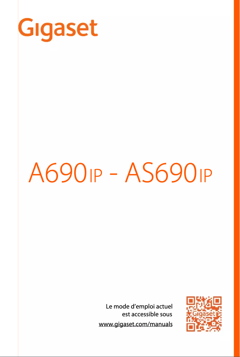 Page n°1 - Manuel utilisateur Gigaset A690IP
