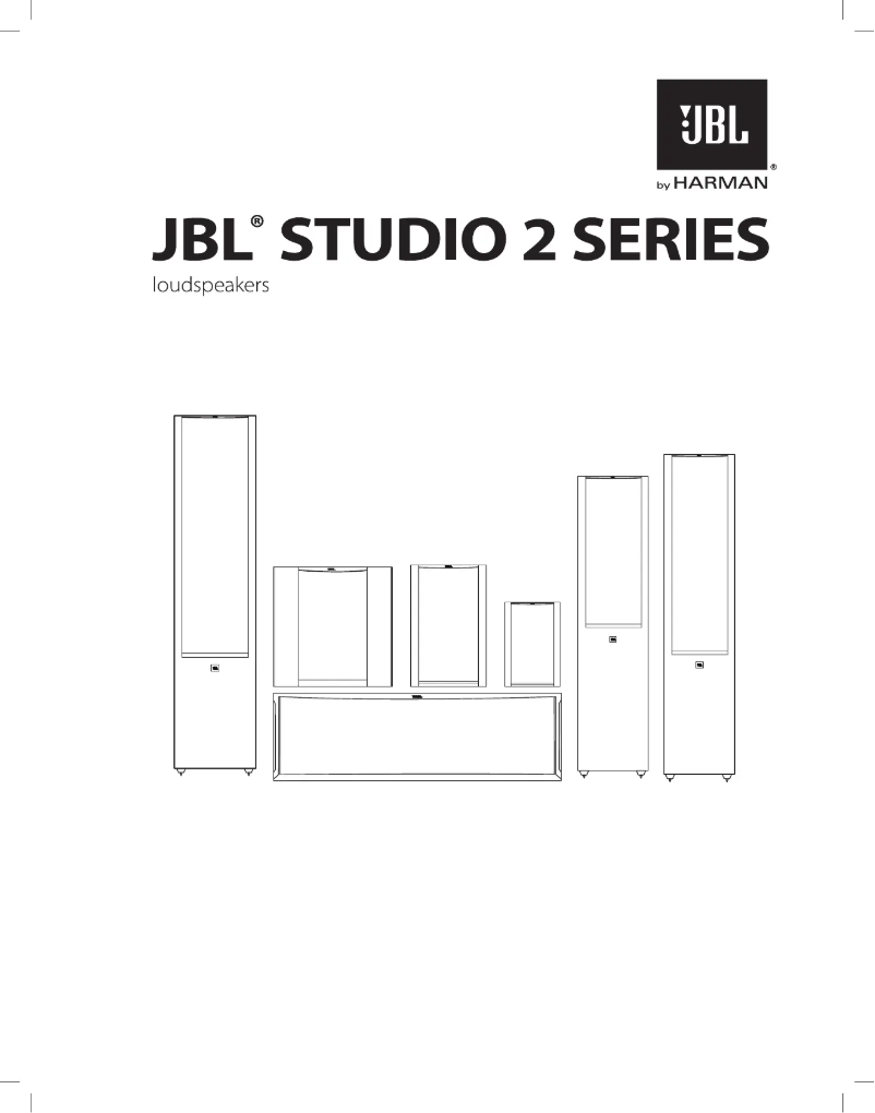 Page n°1 - Manuel utilisateur JBL Studio 230