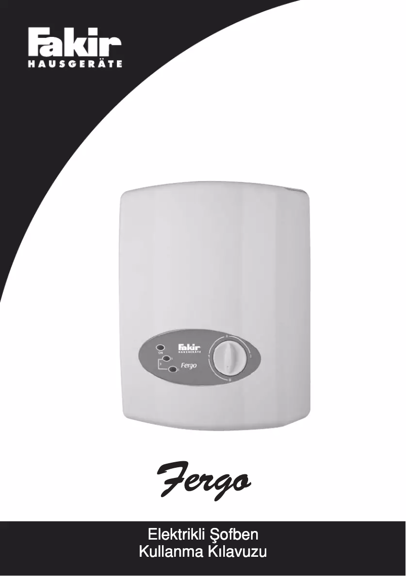 Image de la première page du manuel de l'appareil Fergo