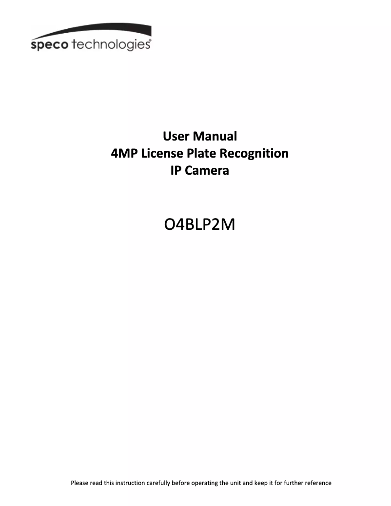 Image de la première page du manuel de l'appareil O4BLP2M