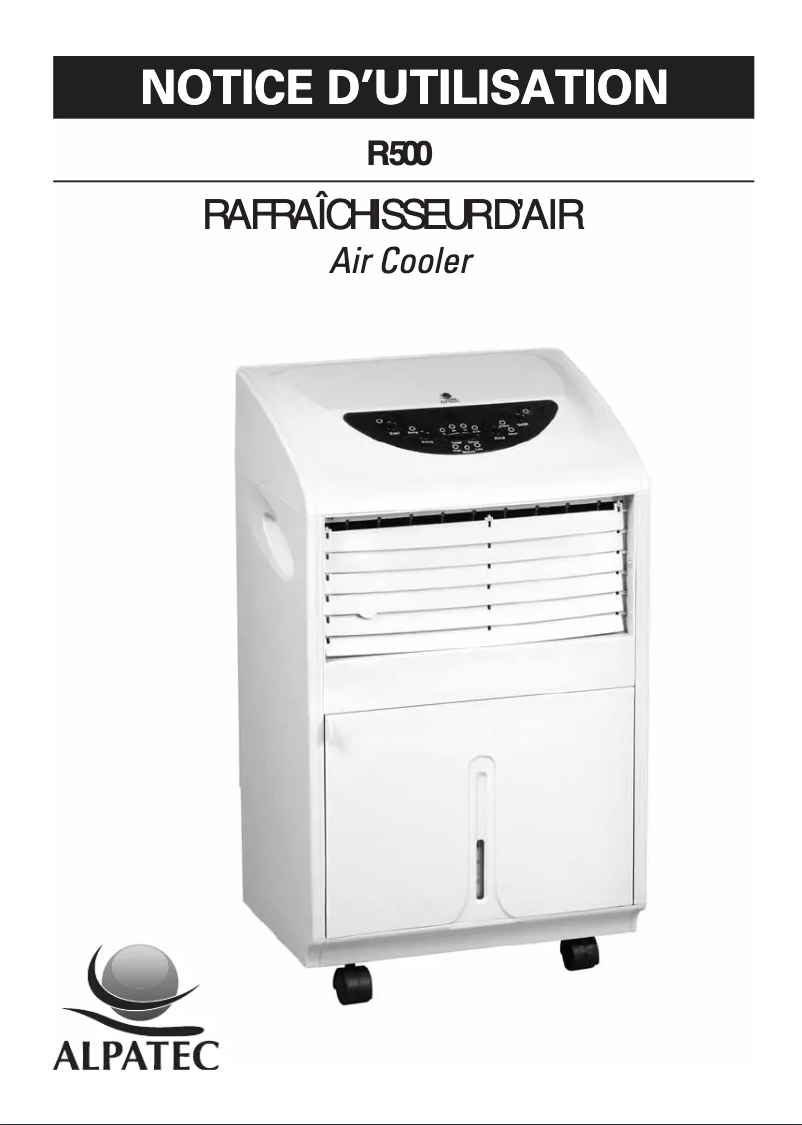 Image de la première page du manuel de l'appareil R 500