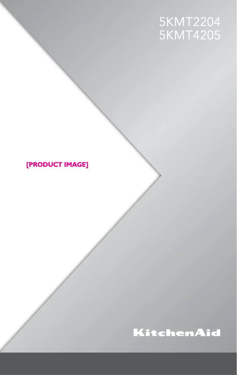 Page 1 de la notice Manuel utilisateur KitchenAid 5KMT4205EER