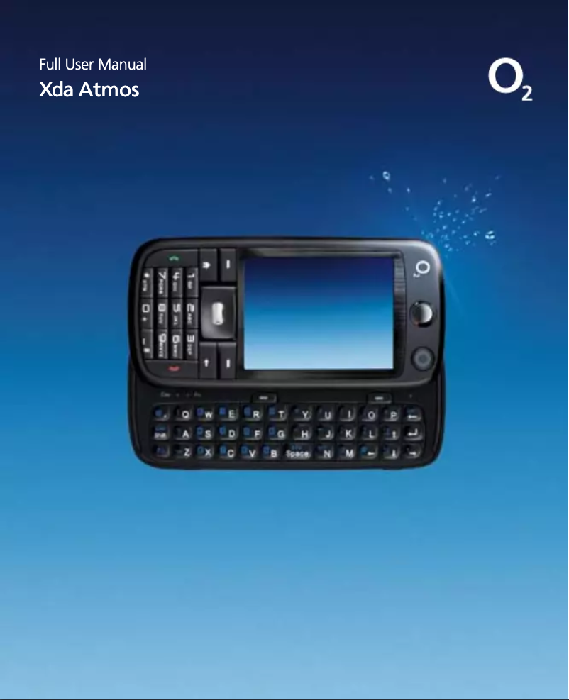 Image de la première page du manuel de l'appareil XDA Atmos