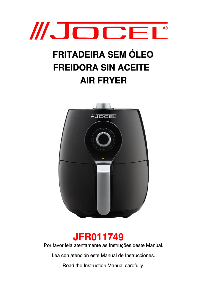 Page n°1 - Manuel utilisateur Jocel JFR011749