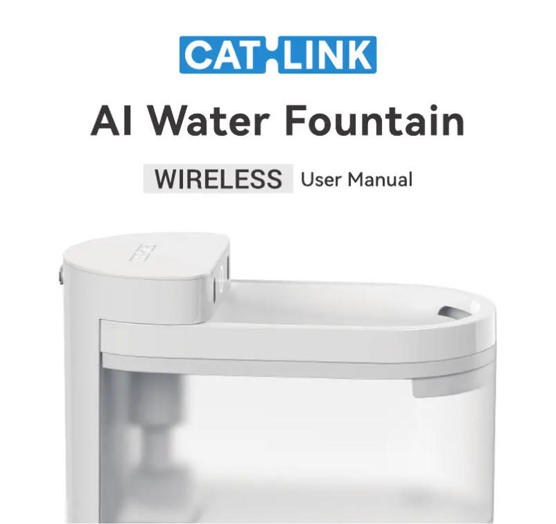 Page 1 de la notice Manuel utilisateur Catlink Water Fountain PURE 3