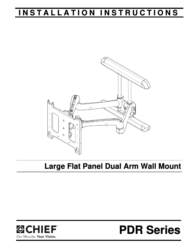 First page image of the manual for PDR2133B
