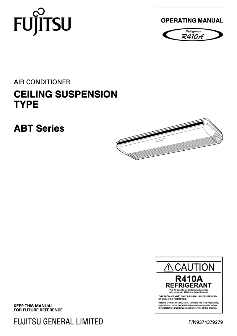 Page 1 de la notice Manuel utilisateur Fujitsu ABTA30LBT