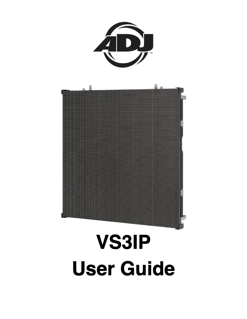 Image de la première page du manuel de l'appareil VS3IP