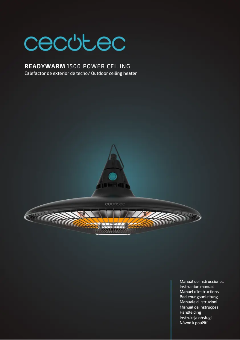 Page n°1 - Manuel utilisateur Cecotec ReadyWarm 1500 Power Ceiling