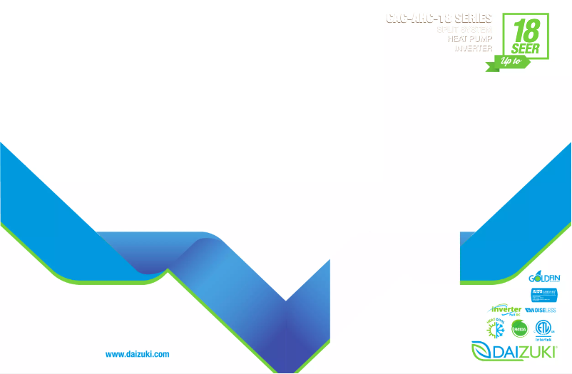 Page 1 de la notice Fiche technique Daizuki AHC48H18