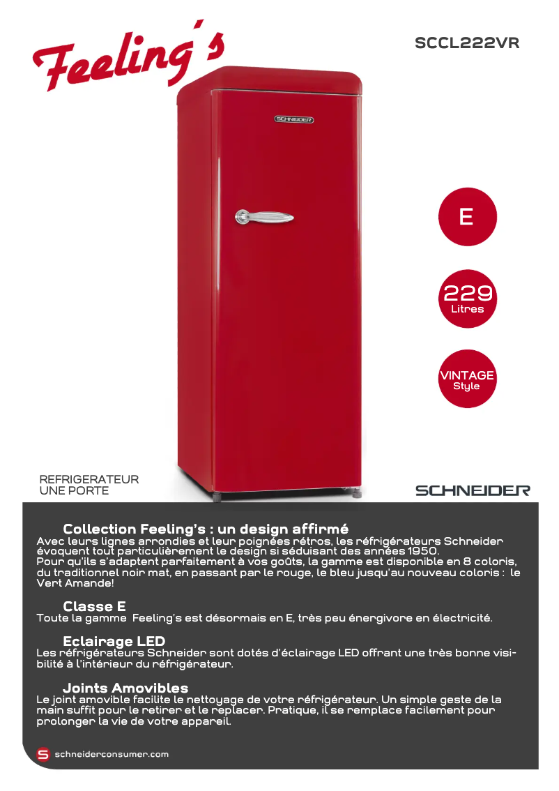 Image de la première page du manuel de l'appareil SCCL222VR