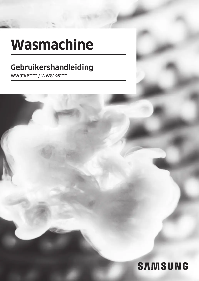 Página 1 del manual Manual de usuario Samsung AddWash WW80K6604QW