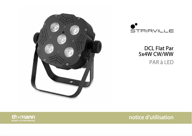 Página 1 del manual Manual de usuario Stairville DCL Flat Par 5x4W