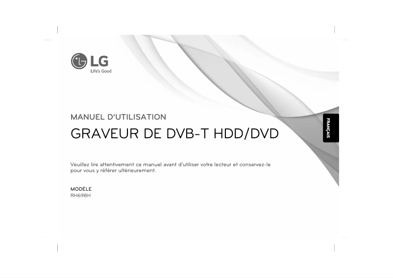 Página 1 del manual Manual de usuario LG RH698H