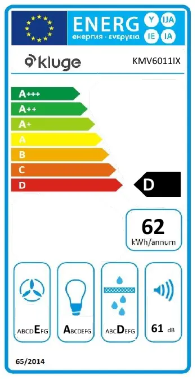Page 1 de la notice Manuel utilisateur Kluge KMV6011IX