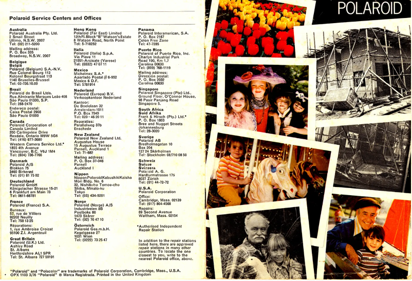 Page 1 de la notice Manuel utilisateur Polaroid EE-55