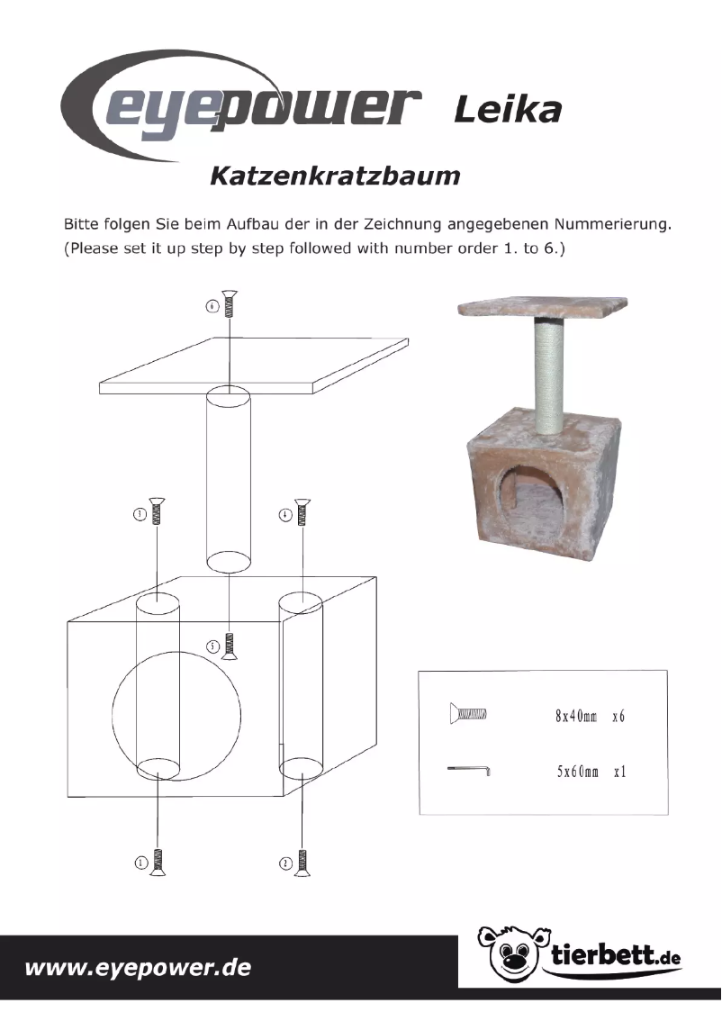 Image de la première page du manuel de l'appareil Leika