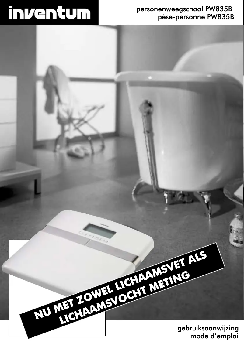 Page n°1 - Manuel utilisateur Inventum PW835B