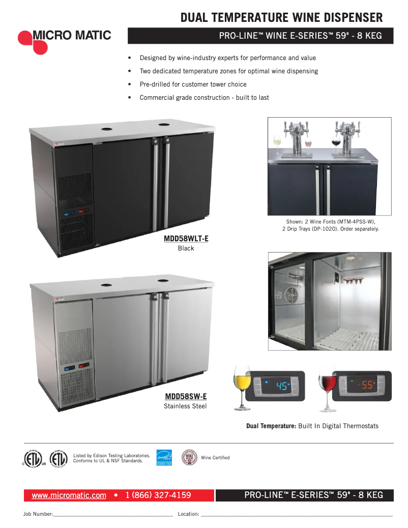 Image de la première page du manuel de l'appareil MDD58WLT-E