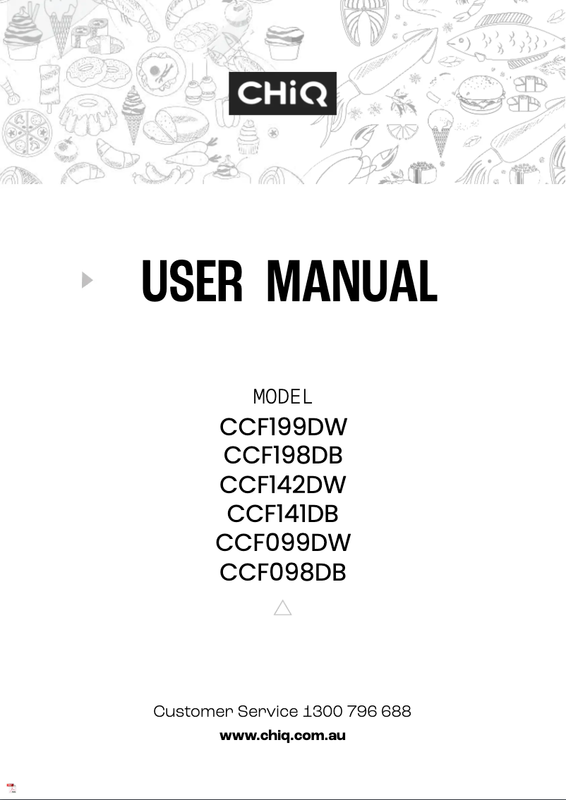 Page 1 de la notice Manuel utilisateur CHiQ CCF199DW