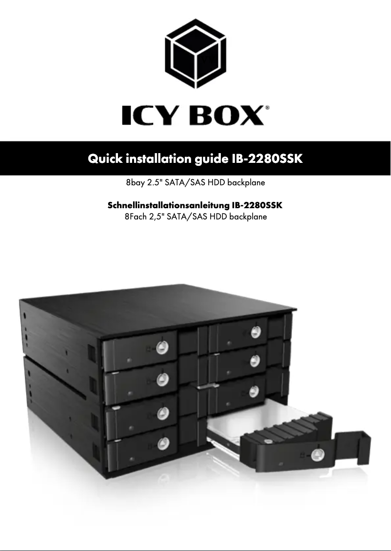 Page n°1 - Manuel utilisateur Icy Box Carrier IB-2280