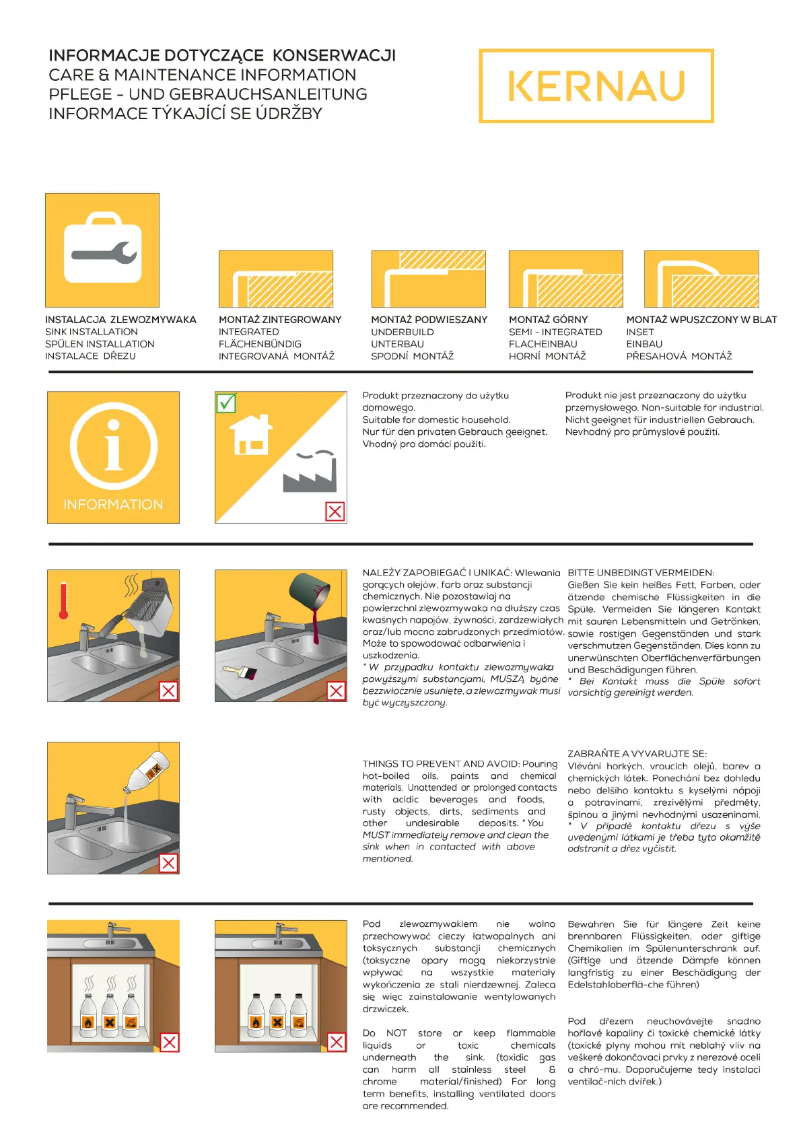Page n°1 - Manuel utilisateur Kernau KSS U 61 1B SS COPPER