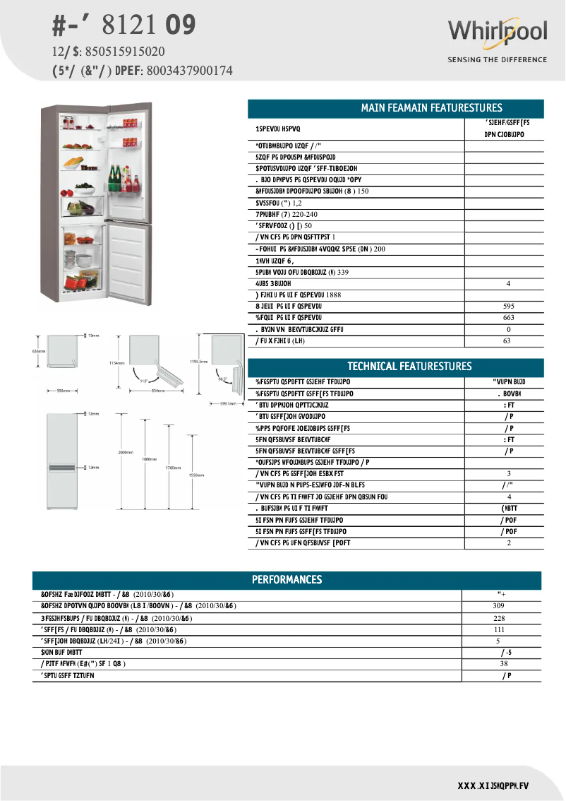 Image de la première page du manuel de l'appareil BLF 8121 OX