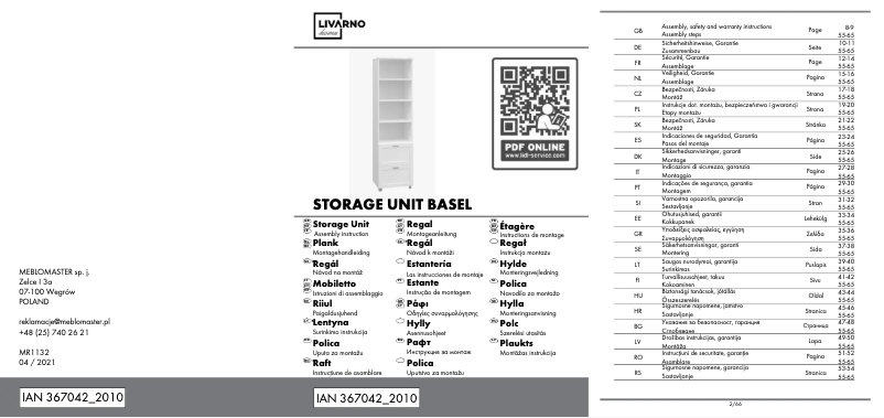 Page n°1 - Manuel utilisateur Livarno Lux IAN 367042