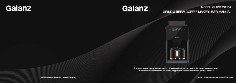 Image de la première page du manuel de l'appareil GLDC12S110A