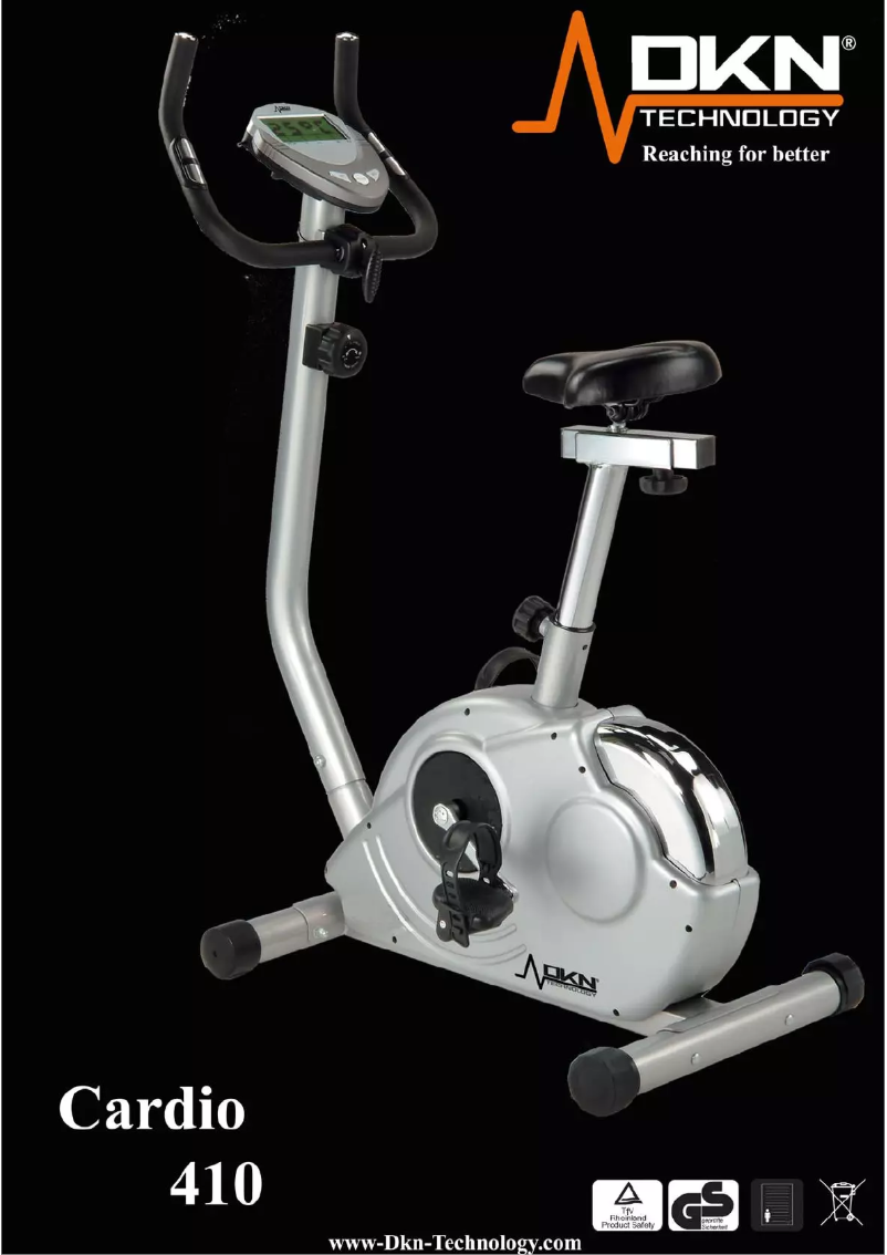 Page n°1 - Manuel utilisateur DKN Cardio 410