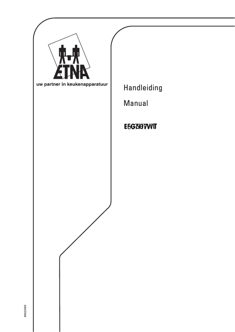 Page 1 de la notice Manuel utilisateur Etna EFG507WIT
