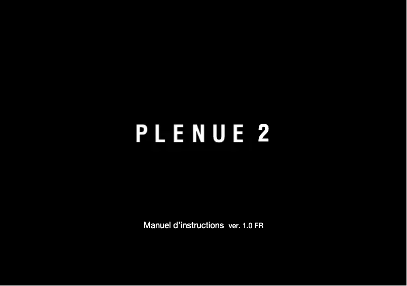 Page 1 de la notice Manuel utilisateur Cowon Plenue 2