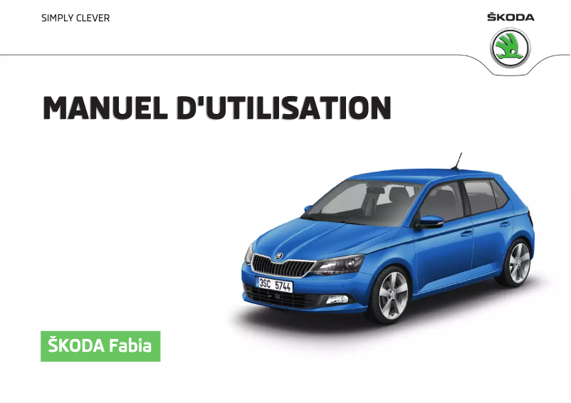 Page 1 de la notice Manuel utilisateur Skoda Fabia (2016)