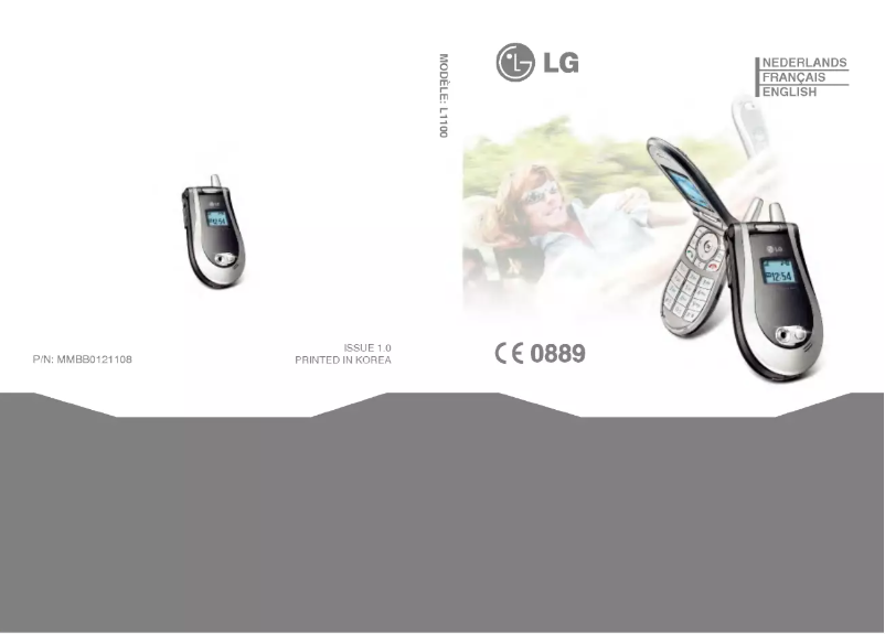 Image de la première page du manuel de l'appareil L1100