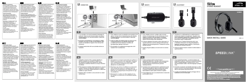 Page n°1 - Manuel utilisateur Speed-Link Triton SL-8746