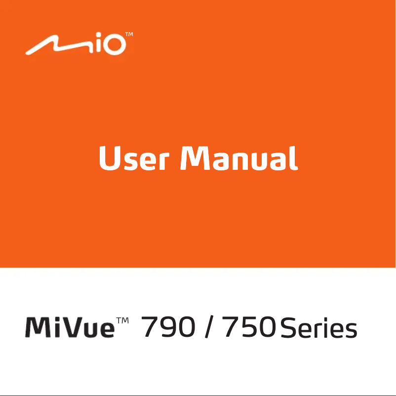 Image de la première page du manuel de l'appareil MiVue 792 WiFi Pro