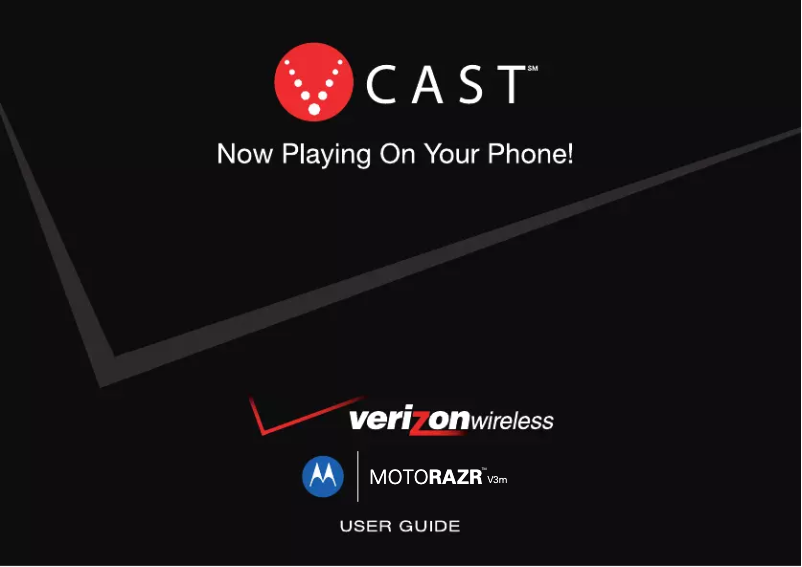 Page 1 de la notice Manuel utilisateur Motorola RAZR V3m