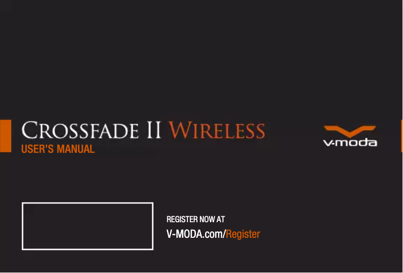 Imagen de la primera página del manual del dispositivo Crossfade 2