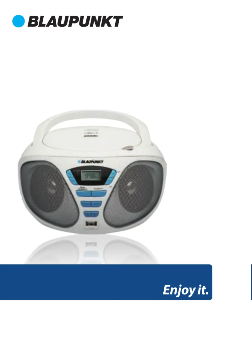 Page 1 de la notice Manuel utilisateur Blaupunkt BB5 2.4W