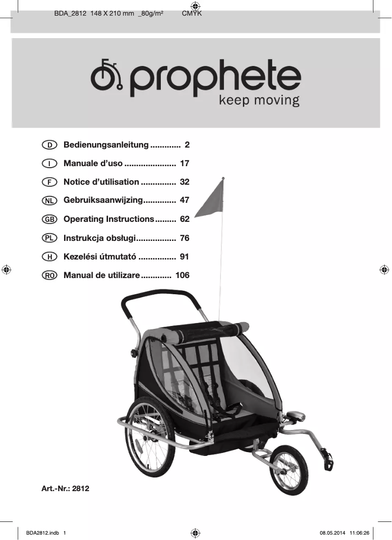 Image de la première page du manuel de l'appareil 2812