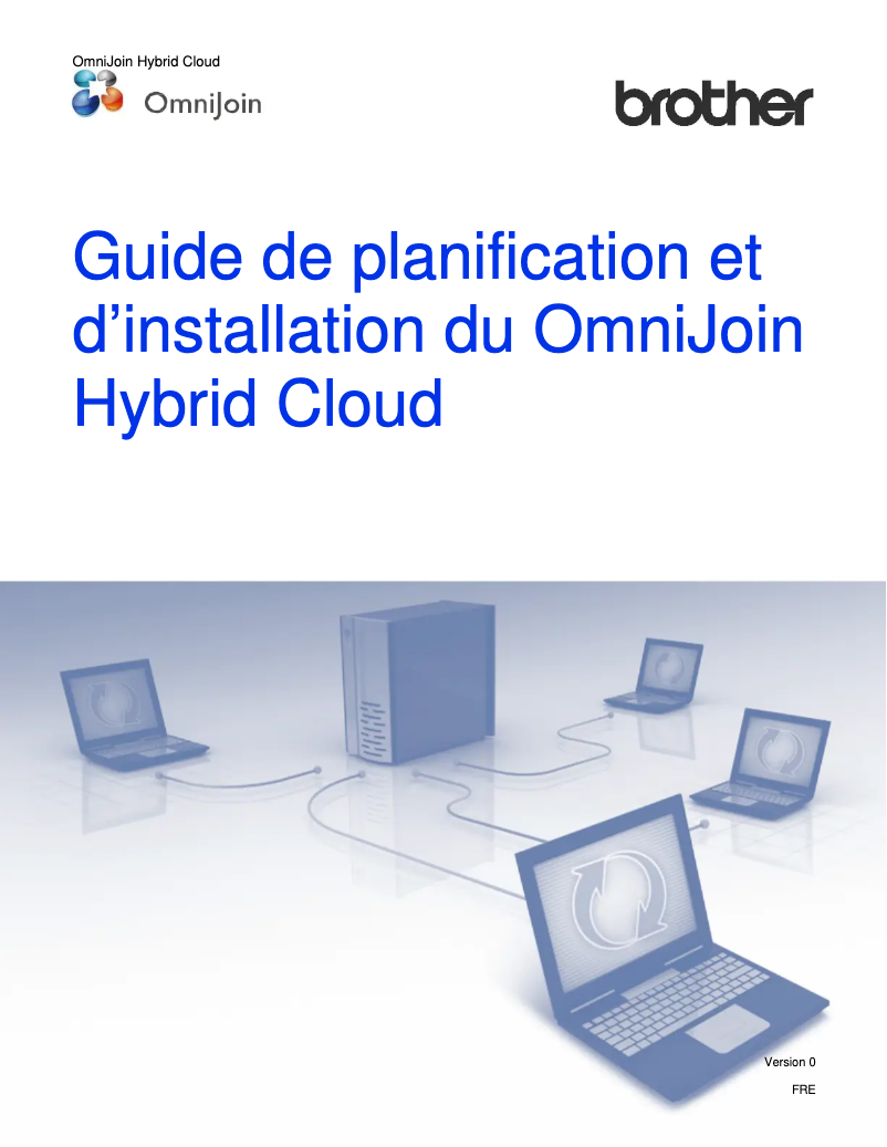 Page 1 de la notice Guide d'installation Brother OmniJoin
