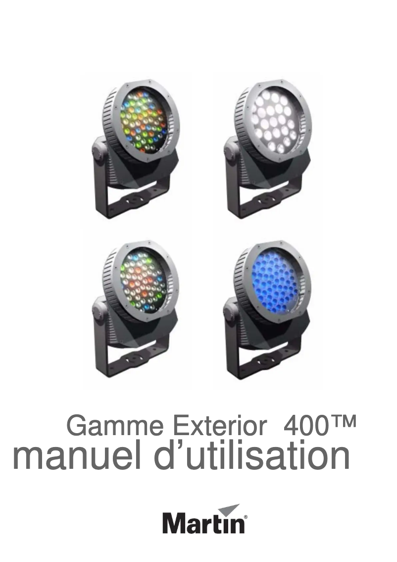 Page n°1 - Manuel utilisateur Martin Exterior 420