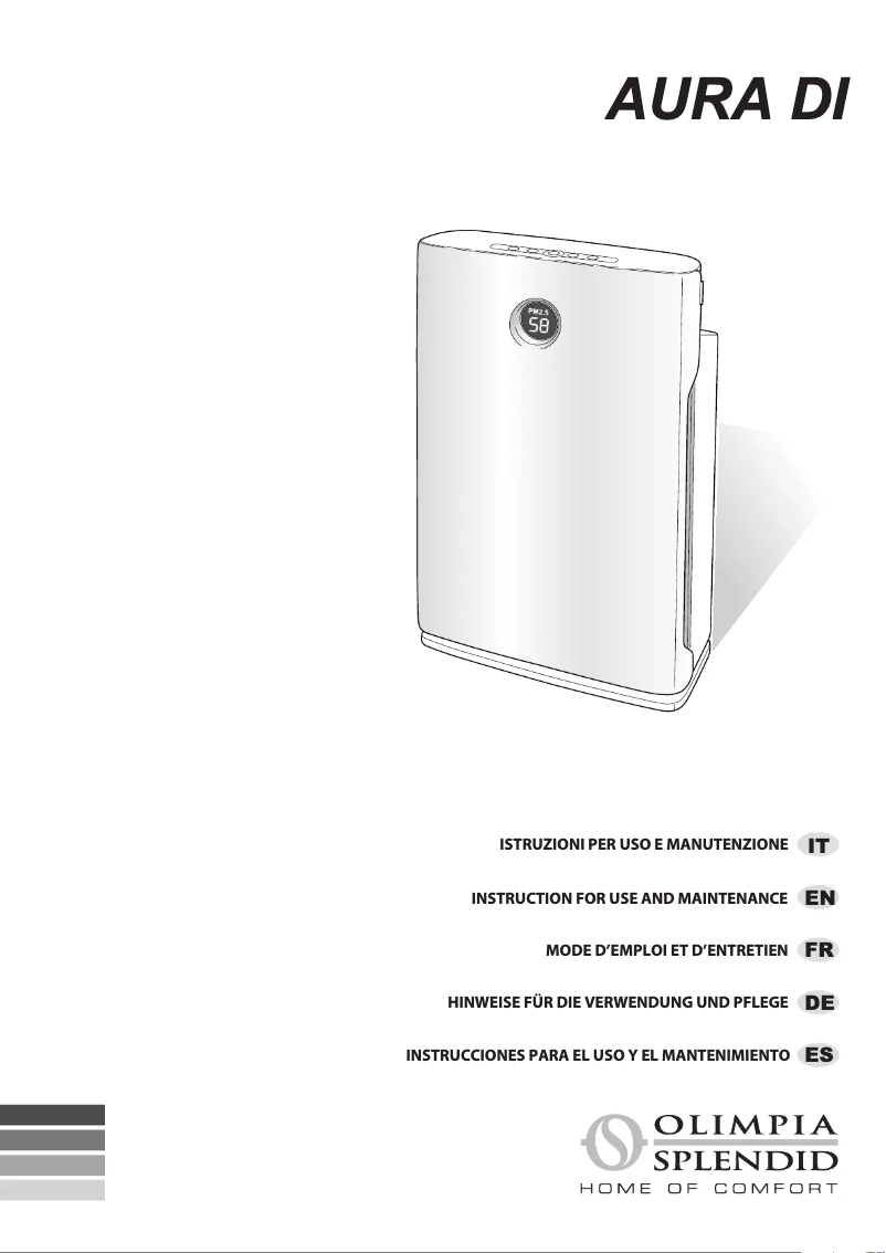 Page 1 de la notice Manuel utilisateur Olimpia Splendid Aura Di