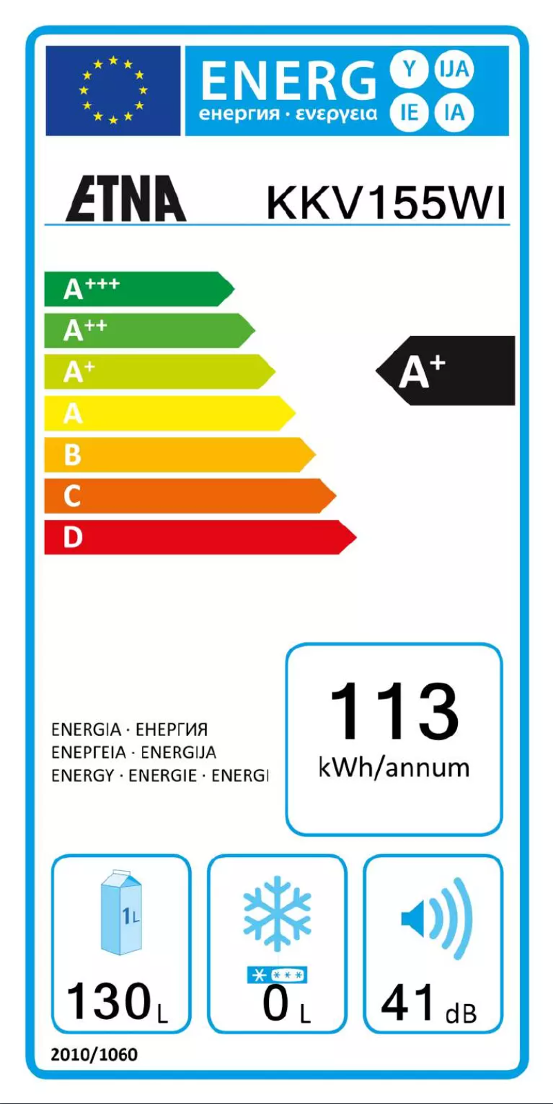 Image de la première page du manuel de l'appareil KKV155WIT