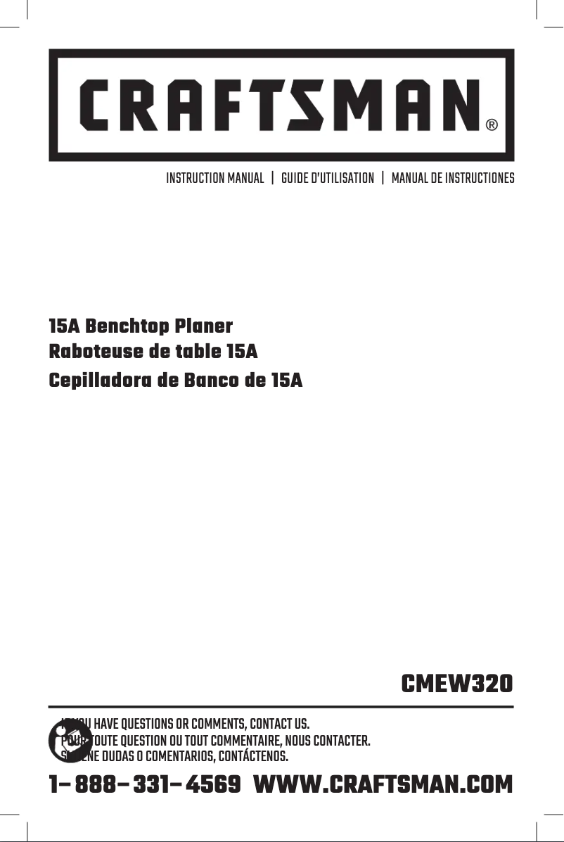 Image de la première page du manuel de l'appareil CMEW320