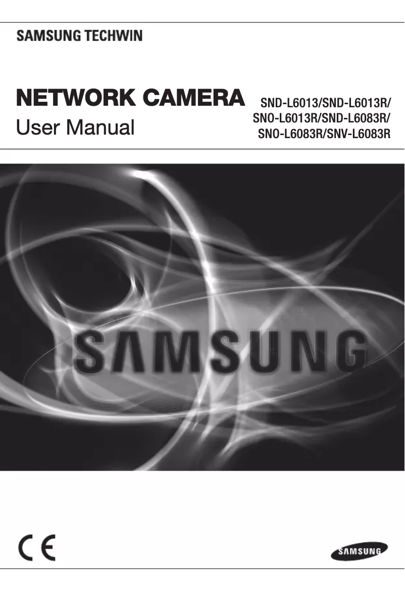 Page n°1 - Manuel utilisateur Wisenet Lite SND-L6013