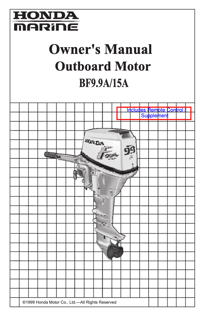 Image de la première page du manuel de l'appareil BF15A (2000)