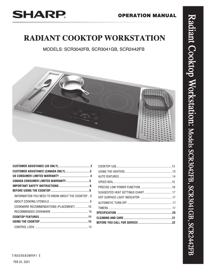 Imagen de la primera página del manual del dispositivo SCR3041GB
