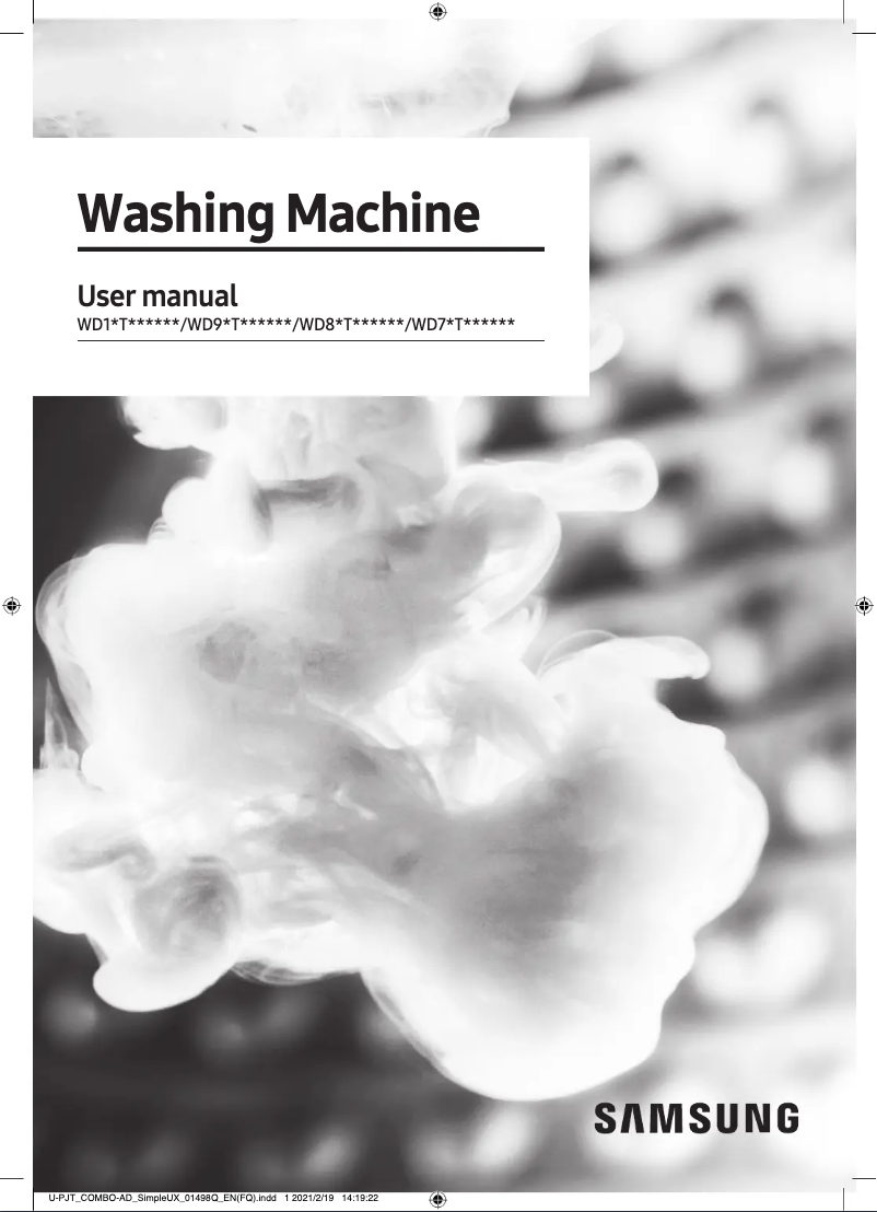 Image de la première page du manuel de l'appareil WD11TP34DSX