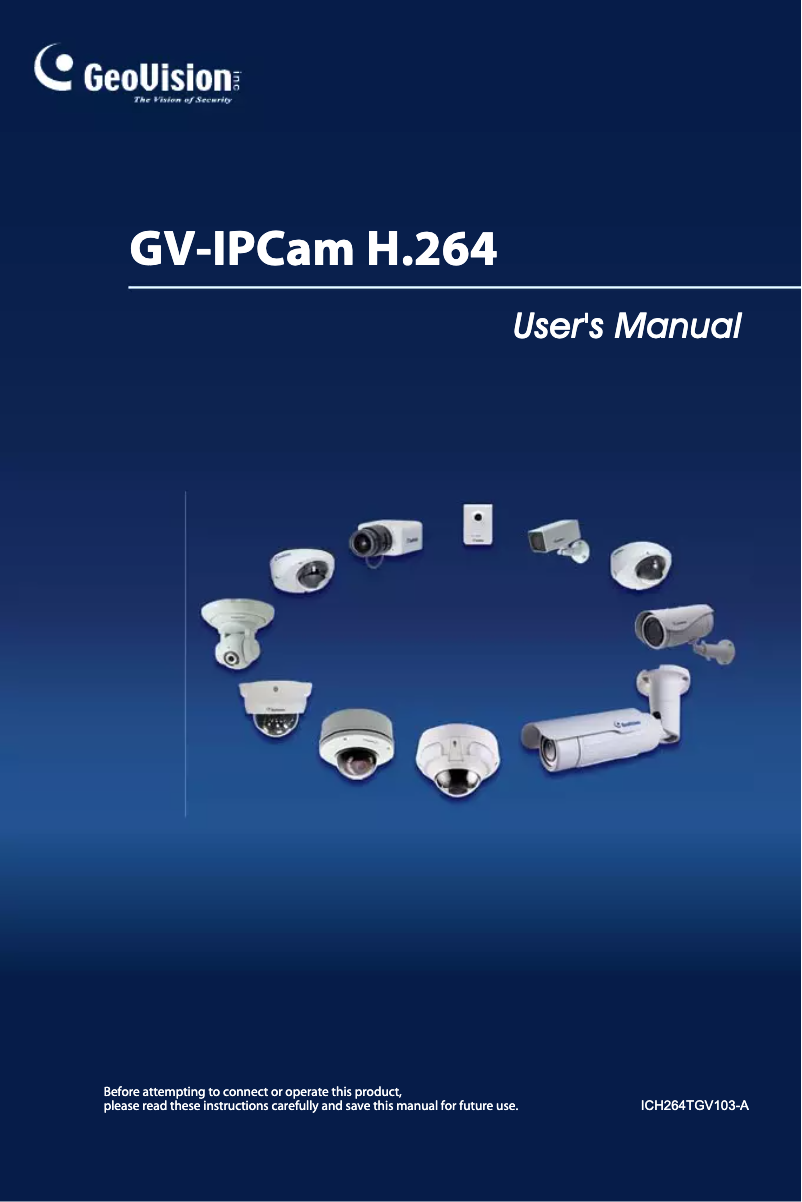 Page n°1 - Manuel utilisateur Geovision GV-MFD5301-5F